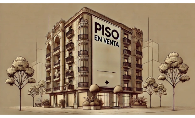 A building of Spanish flats for sale